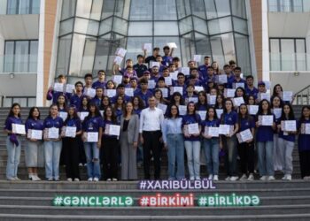 Qubada keçirilən şəhid və qazi övladları üçün “Xarıbülbül” yay düşərgəsi yekunlaşıb