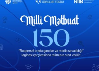 “Milli Mətbuat 150 – Rəqəmsal erada gənclər və media savadlılığı” layihəsinə start verilib